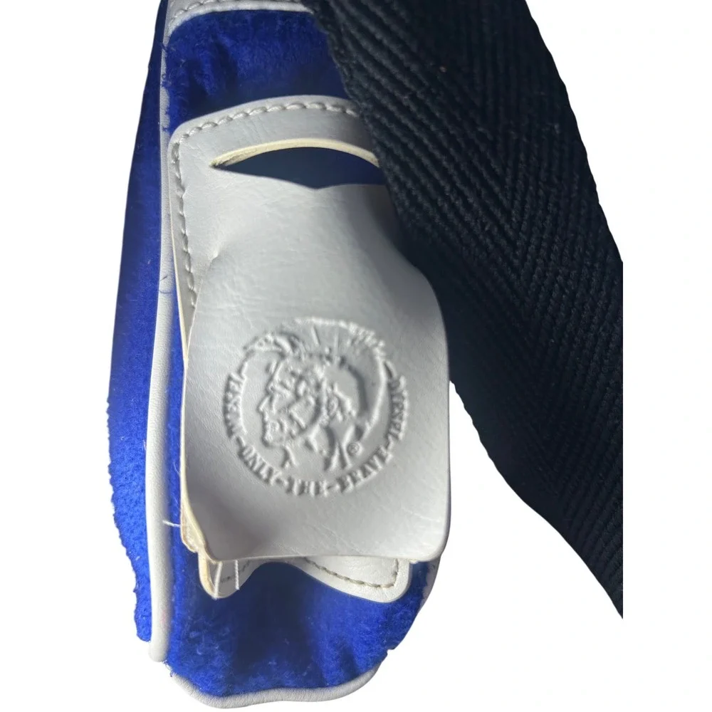 Diesel Industry Blue‎ Wool Blend Crossbody Bag Messenger Style